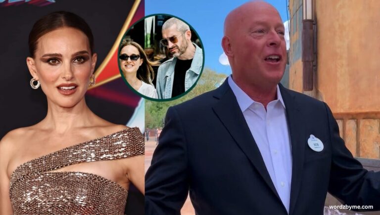 Bob Chapek and Natalie Portman