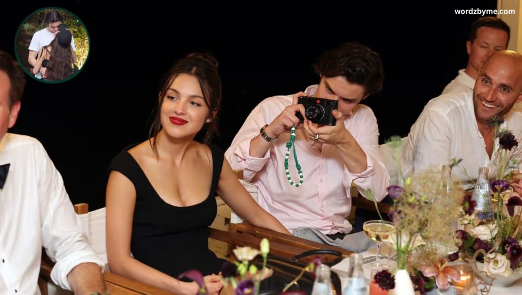 Louis Partridge and Olivia Rodrigo