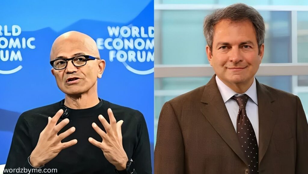 Satya Nadella and Michel Vounatsos Timeline