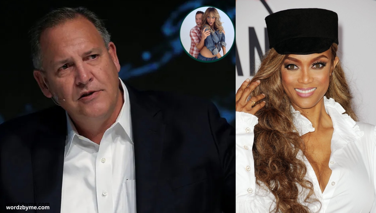 Tyra Banks and Greg Hayes